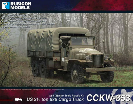 Rubicon Models - US CCKW 353 2½ ton 6x6 Truck (GMC) - Rubicon Models LTD