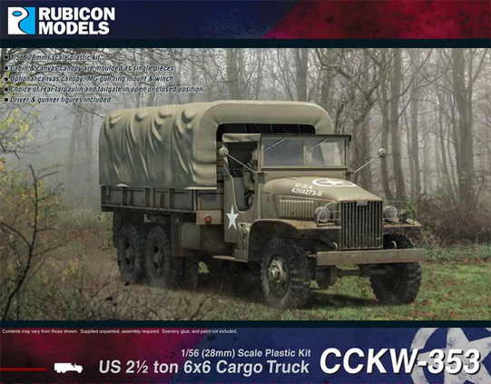 Rubicon Models - US CCKW 353 2½ ton 6x6 Truck (GMC)