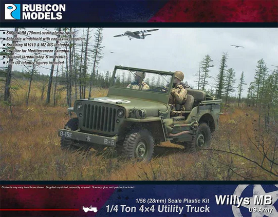 Rubicon Models - Willys MB ¼ ton 4x4 Truck (US Standard)