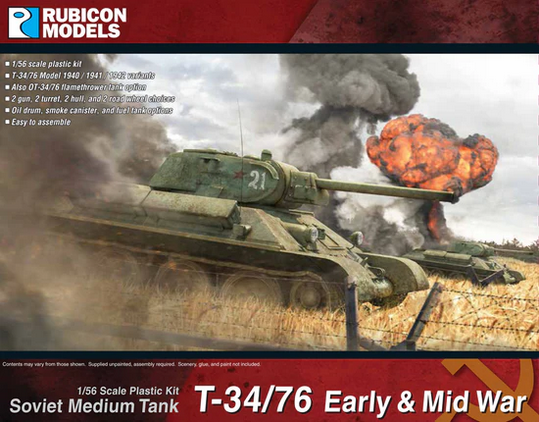 Rubicon Models - T-34/76 – Early & Mid War - Rubicon Models LTD