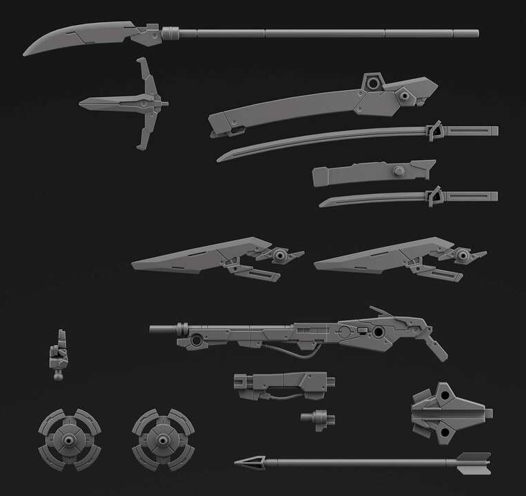 30mm Custom Weapons Sengoku Army 1/144 - Bandai