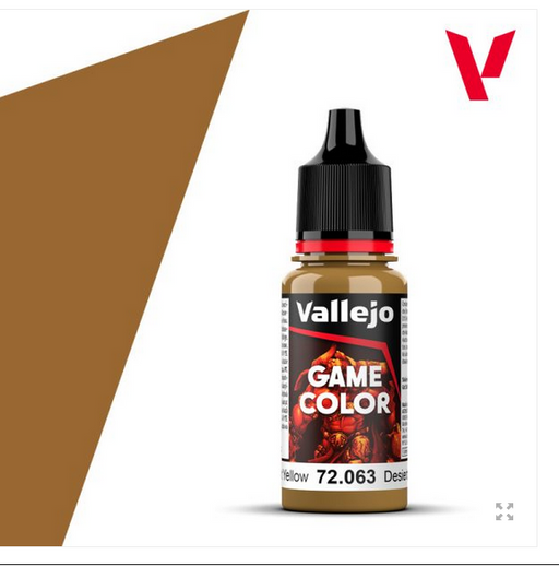 Vallejo Game Color 18ml - Desert Yellow - Vallejo