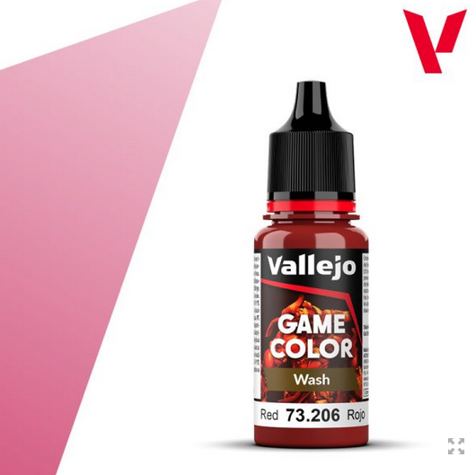 Vallejo Game Color 18ml - Wash - Red - Vallejo