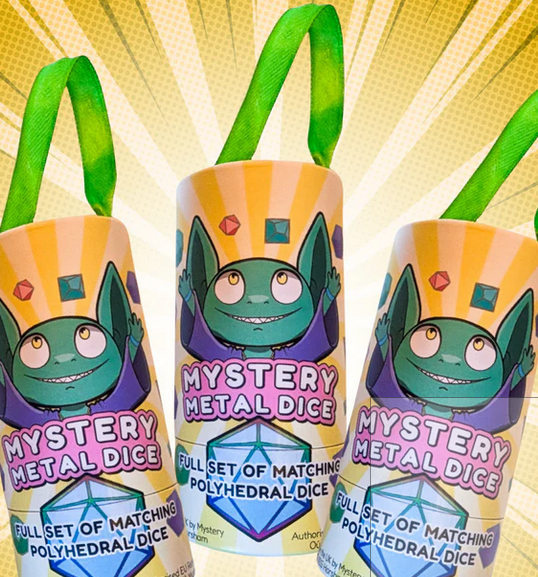 Metal Mystery Dice Set - Mystery Dice Goblin