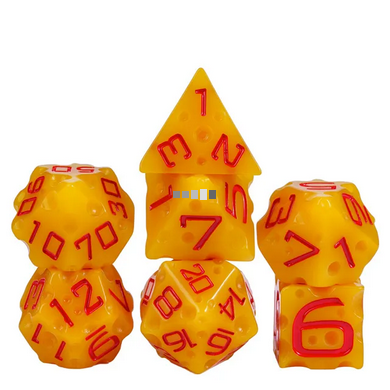 Cheese RPG Dice Set