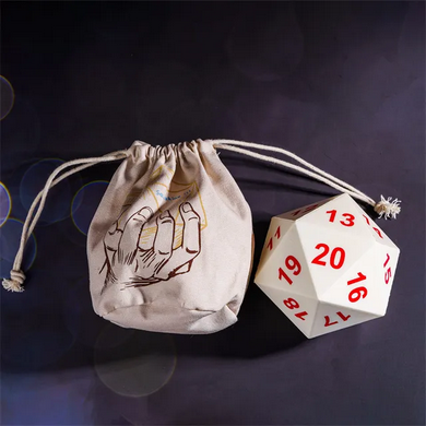 80mm D20 Jumbo Foam Dice - Udixi Dice