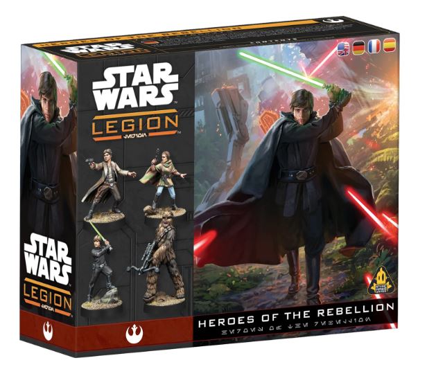 Star Wars: Legion - Heroes of the Rebellion Character Pack - Atomic Mass Games