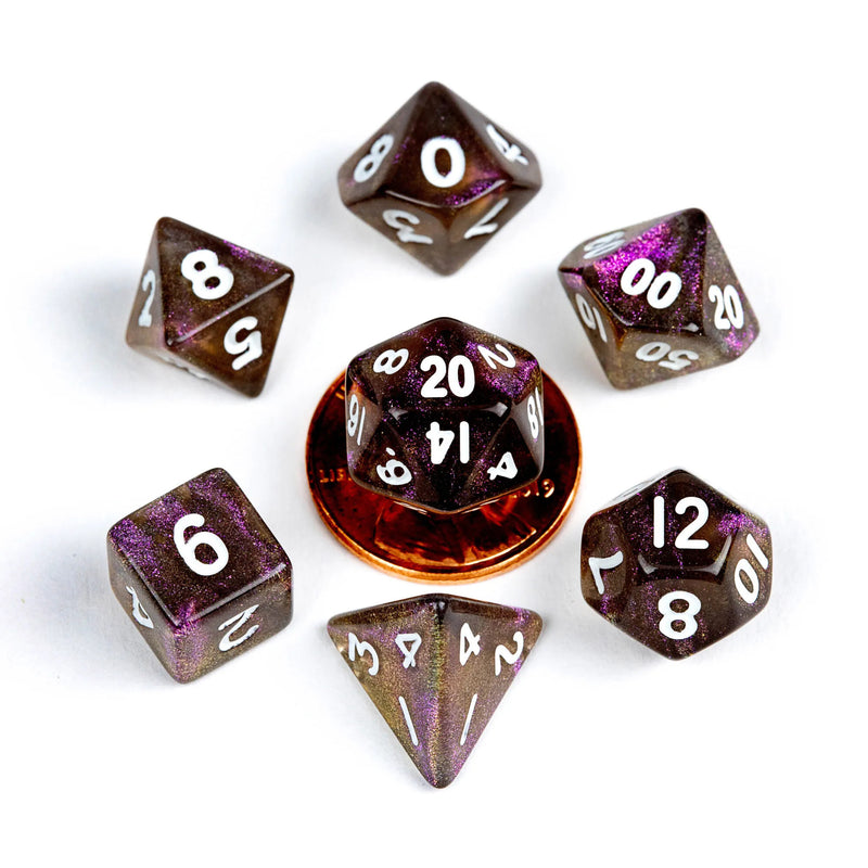 Stardust Supervolcano 10mm Mini Poly Dice Set