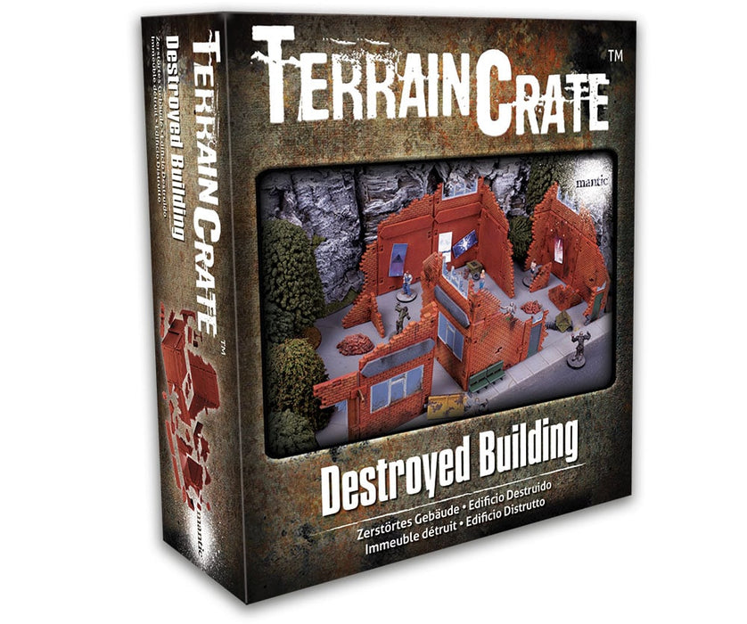 Terrain Crate: Destroyed Building - Mantic Games