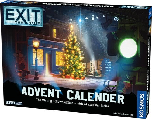 EXIT Card Game: Advent Calendar: The Missing Hollywood Star - Kosmos