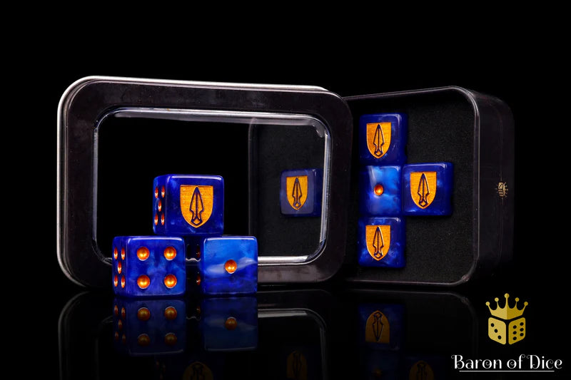 Principality of New Antioch - Official Trench Crusade Dice Set - Baron of Dice