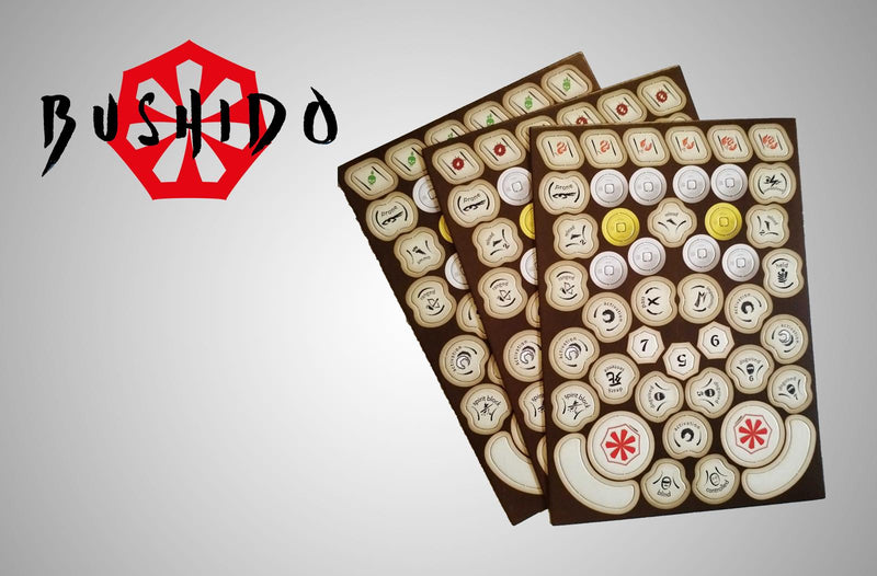 Bushido Risen Sun Token Set - GCT Studios