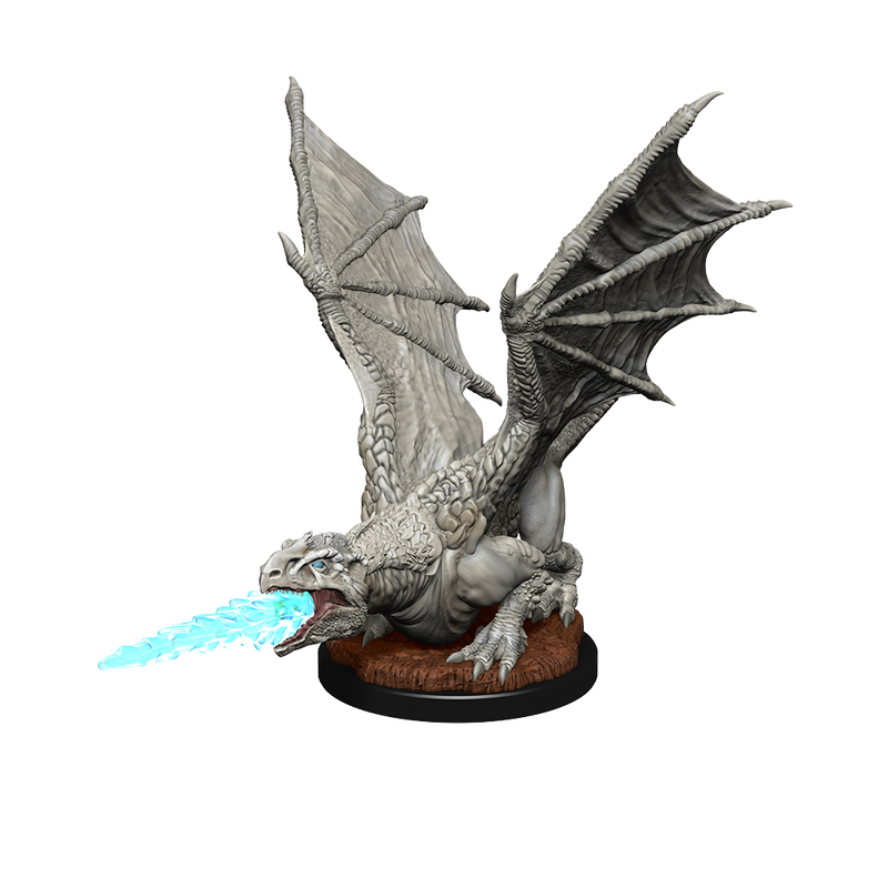 White Dragon Wyrmling - D&D Nolzur's Marvelous Miniatures - Wizkids