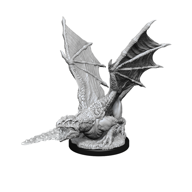 White Dragon Wyrmling - D&D Nolzur's Marvelous Miniatures - Wizkids