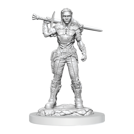 D&D Nolzur's Marvelous Miniatures - Orc Fighter Female - Wizkids