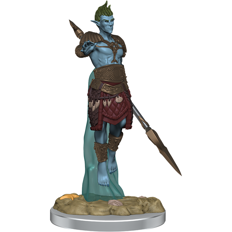 D&D Nolzurs Marvelous Miniatures - Sea Elf Fighters - Wave 20 - Wizkids