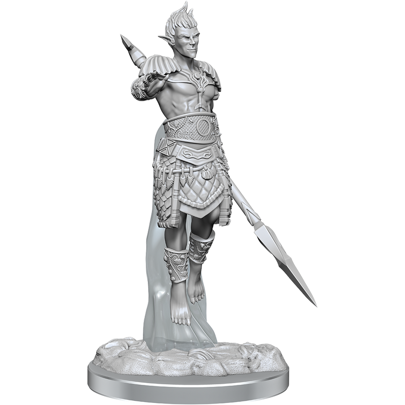 D&D Nolzurs Marvelous Miniatures - Sea Elf Fighters - Wave 20 - Wizkids
