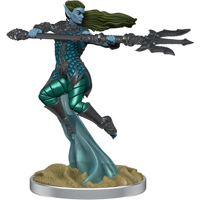 D&D Nolzurs Marvelous Miniatures - Sea Elf Fighters - Wave 20 - Wizkids