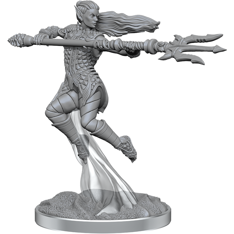 D&D Nolzurs Marvelous Miniatures - Sea Elf Fighters - Wave 20 - Wizkids