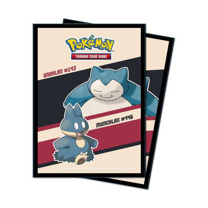 Pokémon Snorlax & Munchlax 65ct Deck Protectors