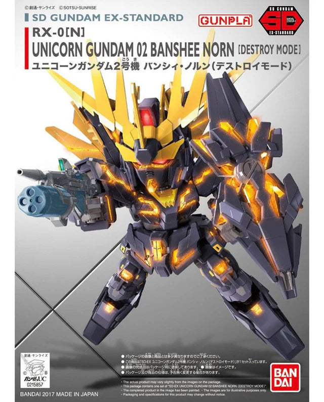SDEX Standard 015 Unicorn Gundam 02 Banshee Norn (Destroy Mode) - Bandai Hobby