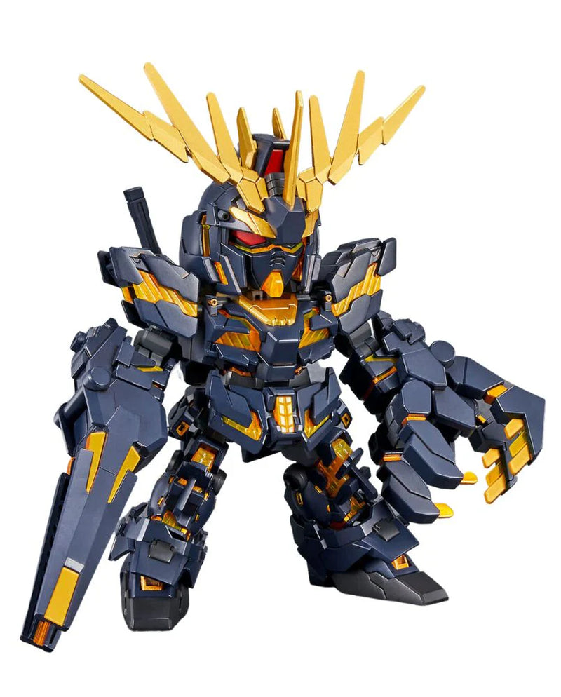 SD Gundam Cross Silhouette: Unicorn Gundam 2 Banshee (Destroy Mode) & Banshee Norn Parts Set - Gunpla - Bandai