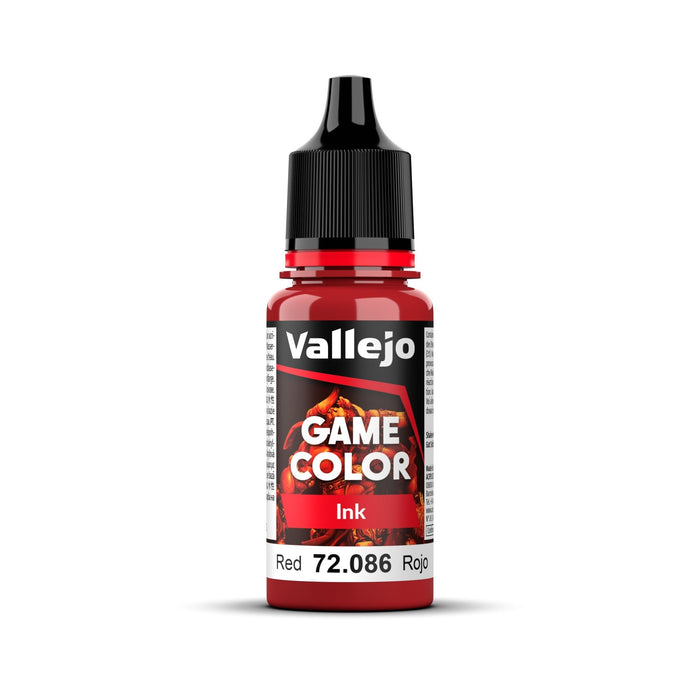 AV Vallejo Game Color 18ml - Game Ink - Red