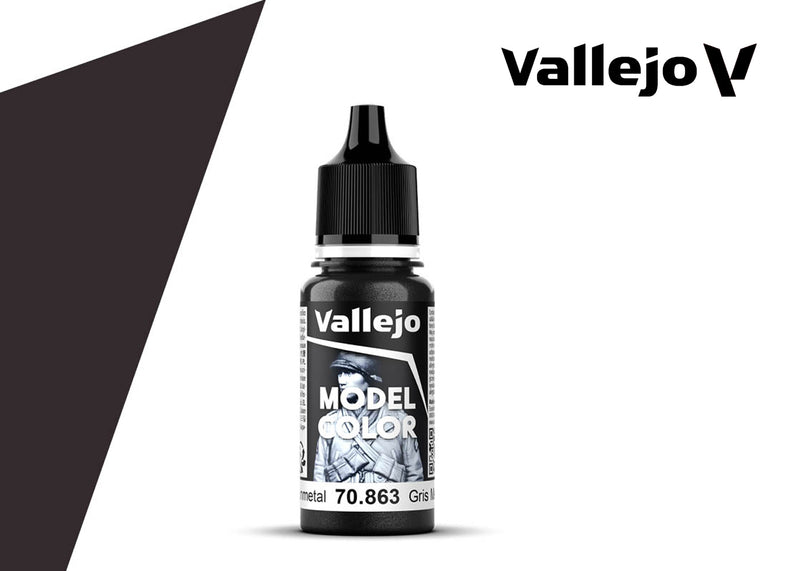AV Vallejo Model Color 18ml - Gunmetal Grey - Vallejo