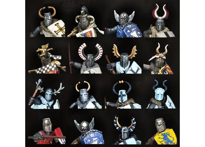 Victrix - Medieval & Fantasy Heads, Cloaks & Shields - North Star Military Figures