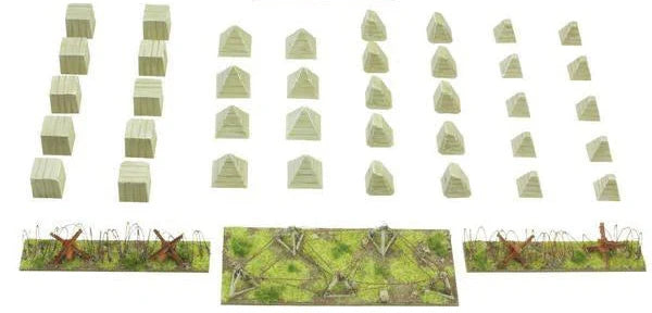 Bolt Action: Anti-tank Obstacles Set - Warlord Games