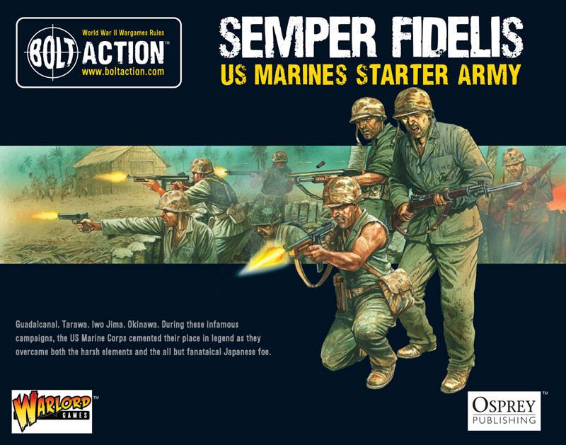Bolt Action Semper Fidelis - US Marines Starter Army - Warlord Games