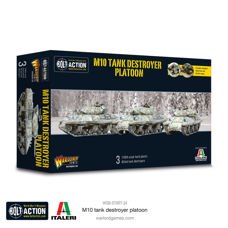 US M10 Tank Destroyer Platoon - Warlord Games