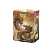 Dragon Sield - Brushed Art Sleeves - Wood Snake 2025 Standard Size (100) - Arcane Tinmen