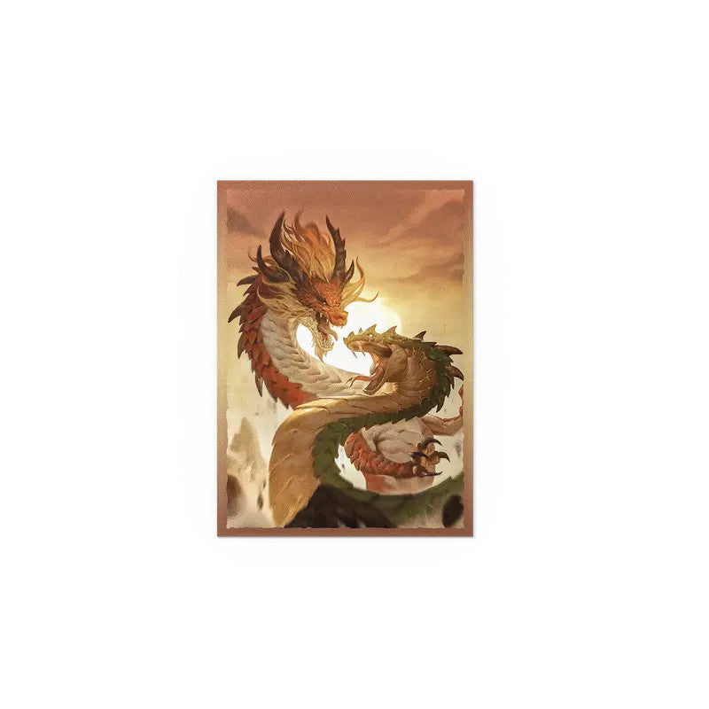 Dragon Sield - Brushed Art Sleeves - Wood Snake 2025 Standard Size (100) - Arcane Tinmen