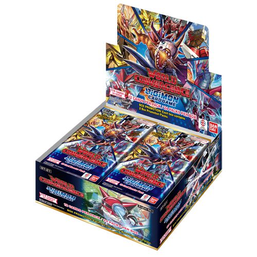 World Convergence Booster Box (BT21) - Digimon Trading Card Game - Bandai