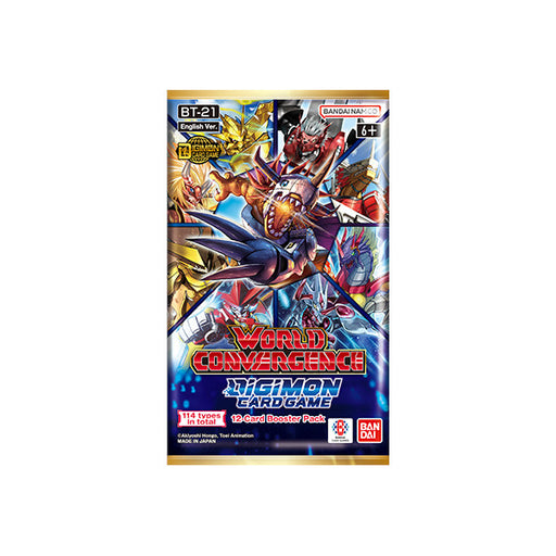 World Convergence Booster Pack (BT21) - Digimon Trading Card Game - Bandai