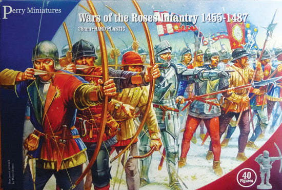 WR1 Plastic Wars of the Roses Infantry (bows and bills) - Perry Miniatures