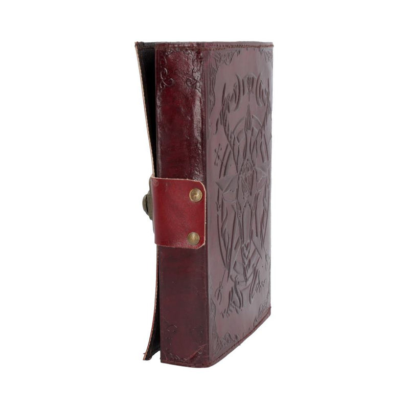 Baphomet Leather Journal 15x21cm - Nemesis Now