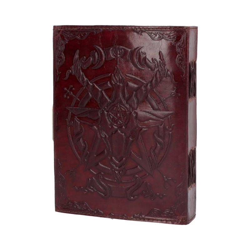 Baphomet Leather Journal 15x21cm - Nemesis Now