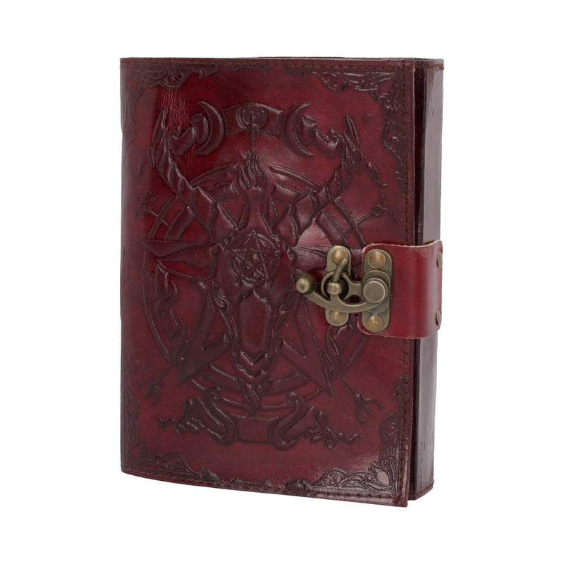 Baphomet Leather Journal 15x21cm - Nemesis Now