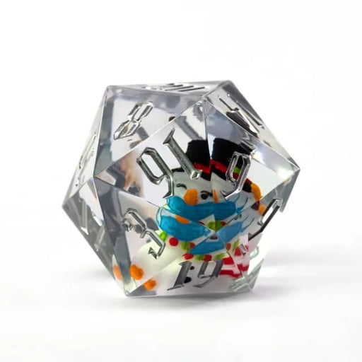 Snowman - Handman 33mm D20 - Udixi Dice
