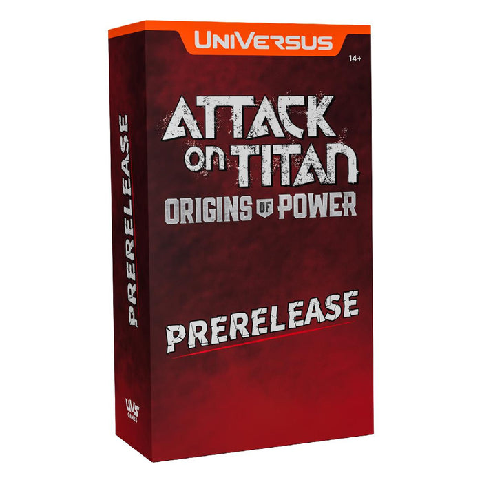 Universus Collectable Card Game Attack on Titan: Origins of Power Prerelease Kit