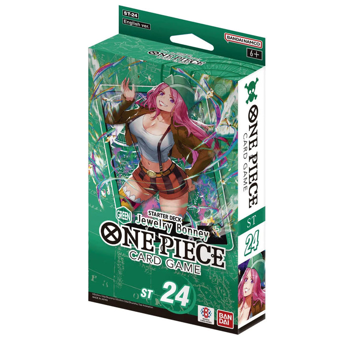 Green - Jewelry Bonney Starter Deck (ST-24) - One Piece Card Game - Bandai