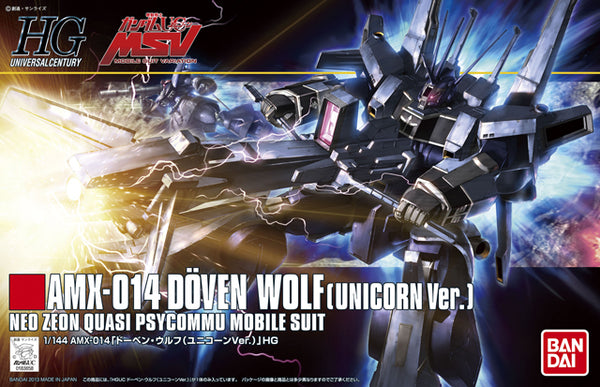 Gunpla Model Kit - 1/144 HGUC AMX-014 Doven Wolf (Unicorn Ver.)