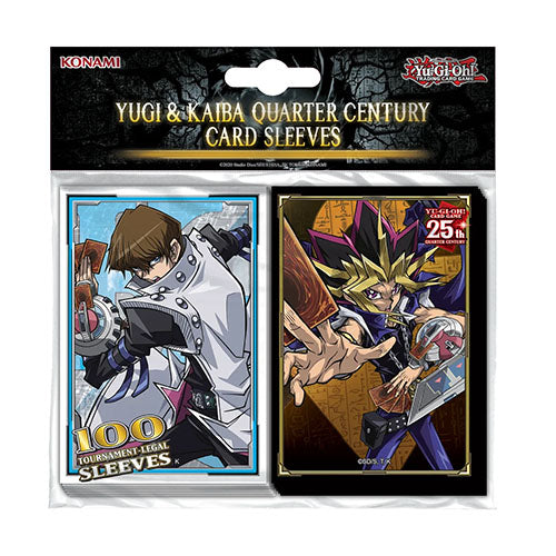 Yugi & Kaiba Quarter Century Sleeves 100 Pack - Yu-Gi-Oh! Trading Card Game