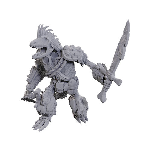 D&D Nolzur's Marvelous Miniatures Lizardfolk Skeleton - Wave 23 - Wizkids