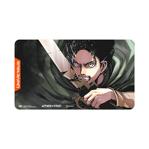 Eren Yeager Attack on Titan Playmat - UniVersus Collectible Card Game - UVS Games