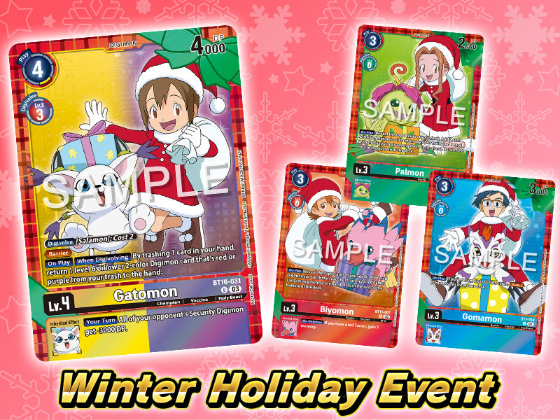 Digmon Winter Holiday Event - 15th December - 12:00