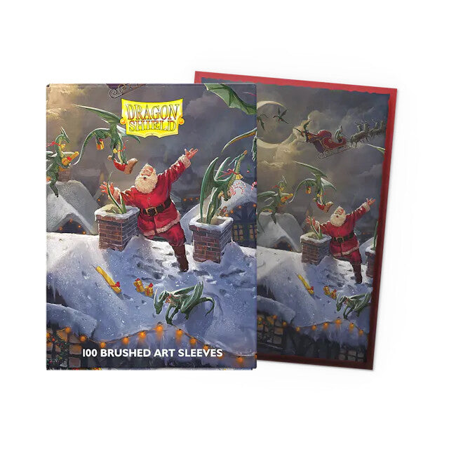 Christmas 2023 - Brushed Art Sleeves - Standard Size - Dragon Shield