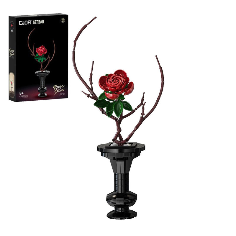 Oriental Floral Art: Rouge Dawn - 363  pcs